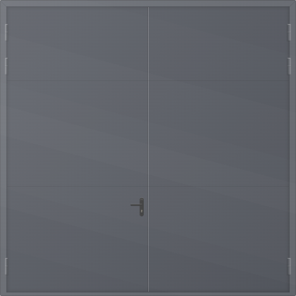 ВПМ EI-60 Ворота противопожарные металлические каркасные 3500х3500мм